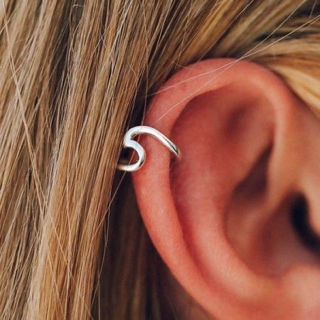 Ear Cuff Ola Plata