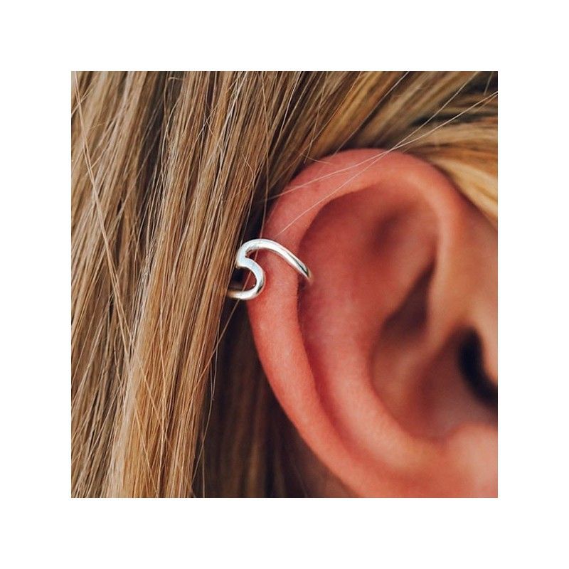 Ear Cuff Ola Plata