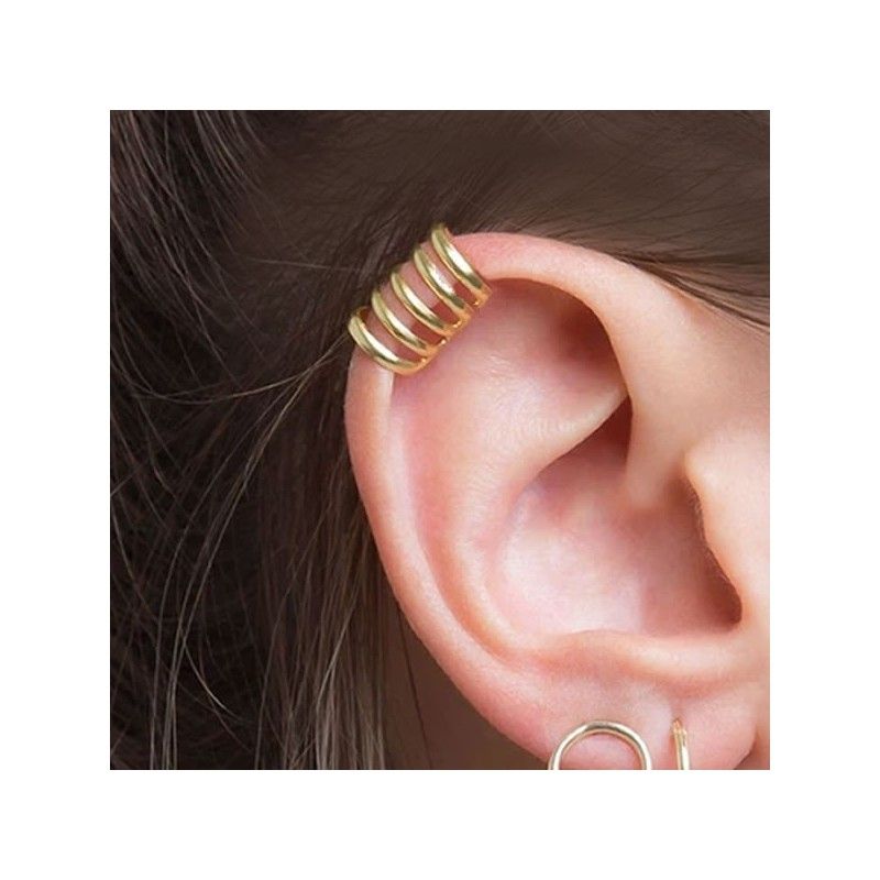 Gold cartilage ear cuff – No piercing required.