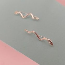 Unique Snake Ear Climbers in Sterling Silver – Edgy Fashion Accessory
