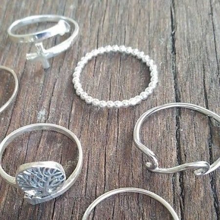 Anillo Bolitas Pura Vida Plata