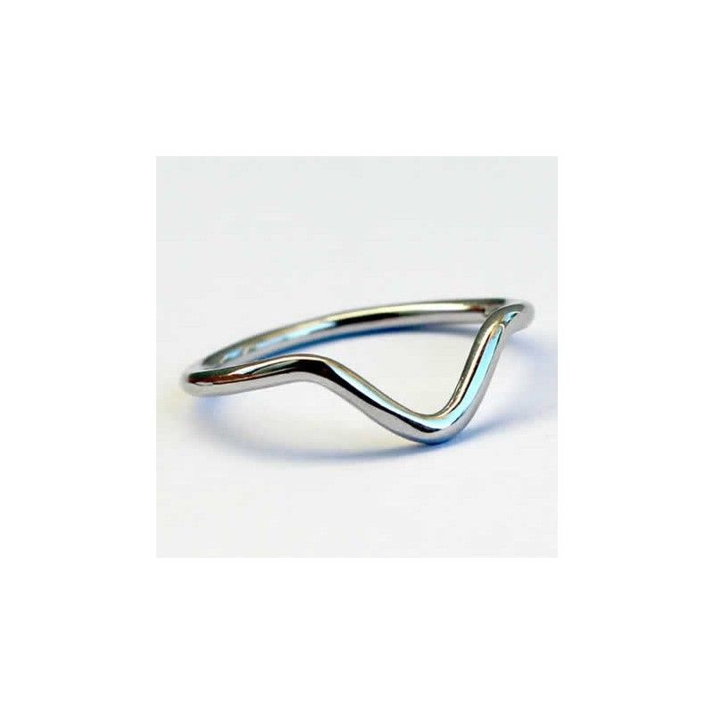 Anillo Chevron Plata