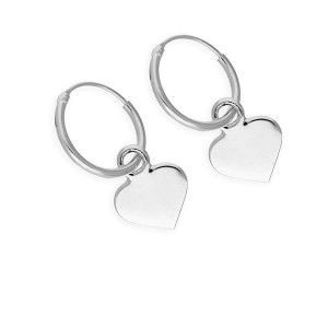 Pendientes Taiyari de Aros y Corazones