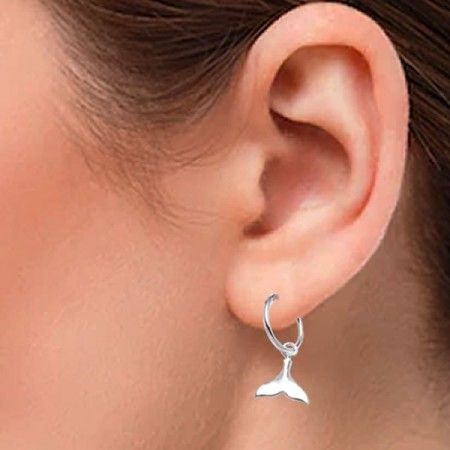Pendientes Aro Cola de Ballena Whale