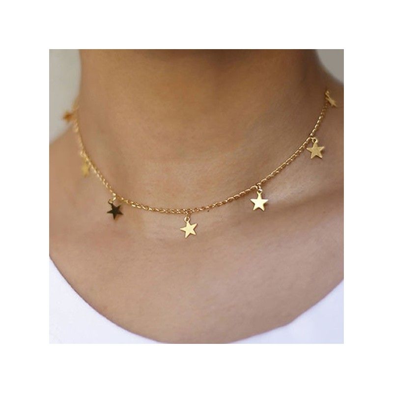 Gargantilla con estrellitas