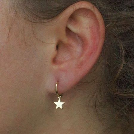 Piercing Aro estrella oro