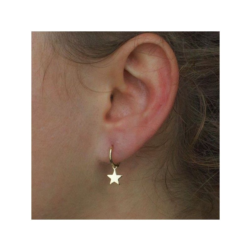 Piercing Aro estrella oro