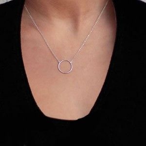 Circle of Life Necklace in Silver 2