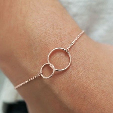 sister Intertwined Hoops Bracelet