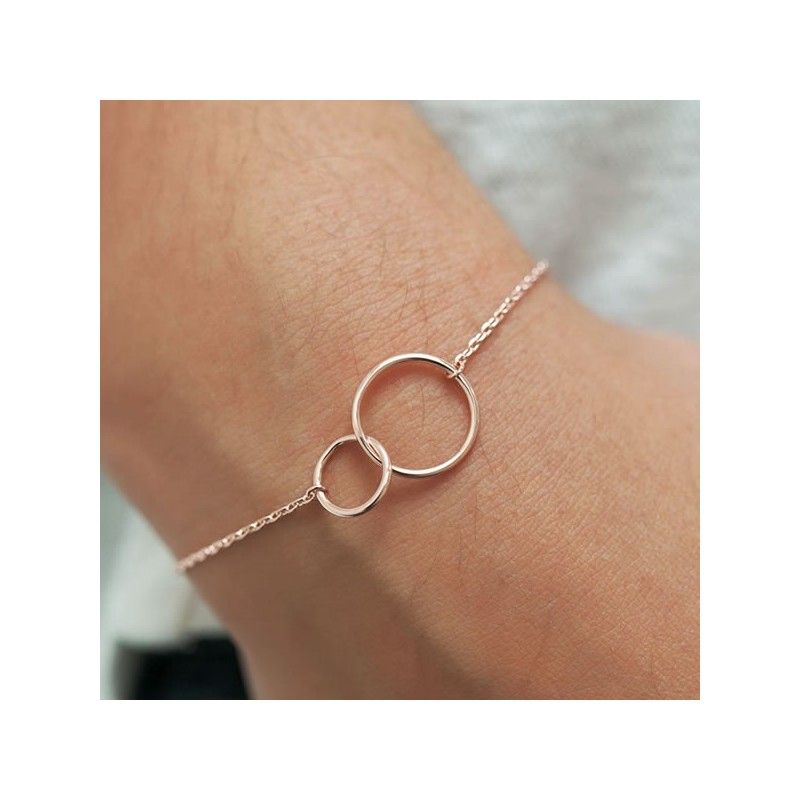 sister Intertwined Hoops Bracelet