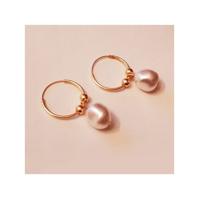 Aros Odette con Perlas