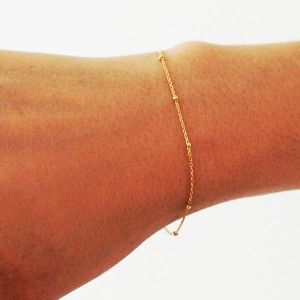 pulsera bolitas oro 2
