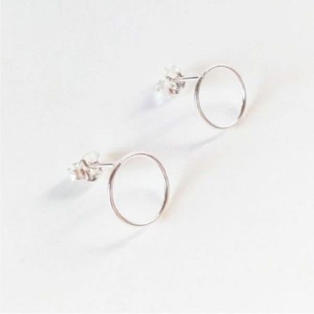 Pendientes de Plata Circulo de la Vida