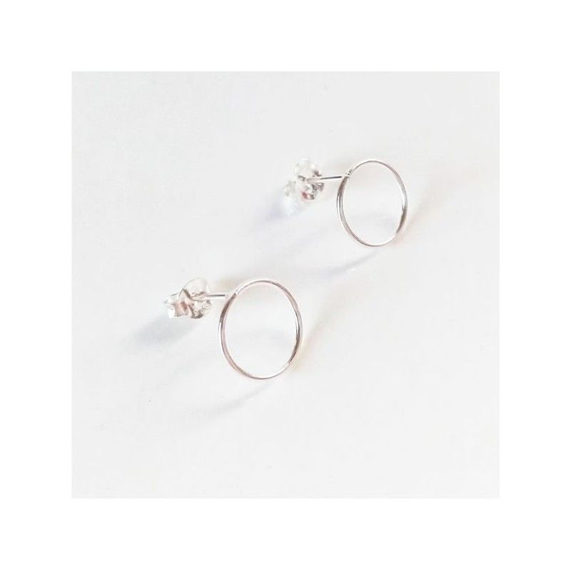 Pendientes de Plata Circulo de la Vida