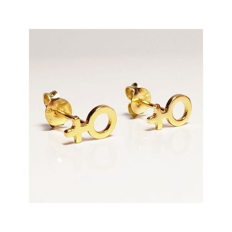 Pendientes Oro Simblo Venus