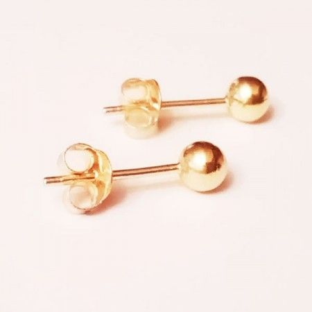 Pendientes Bolita Oro