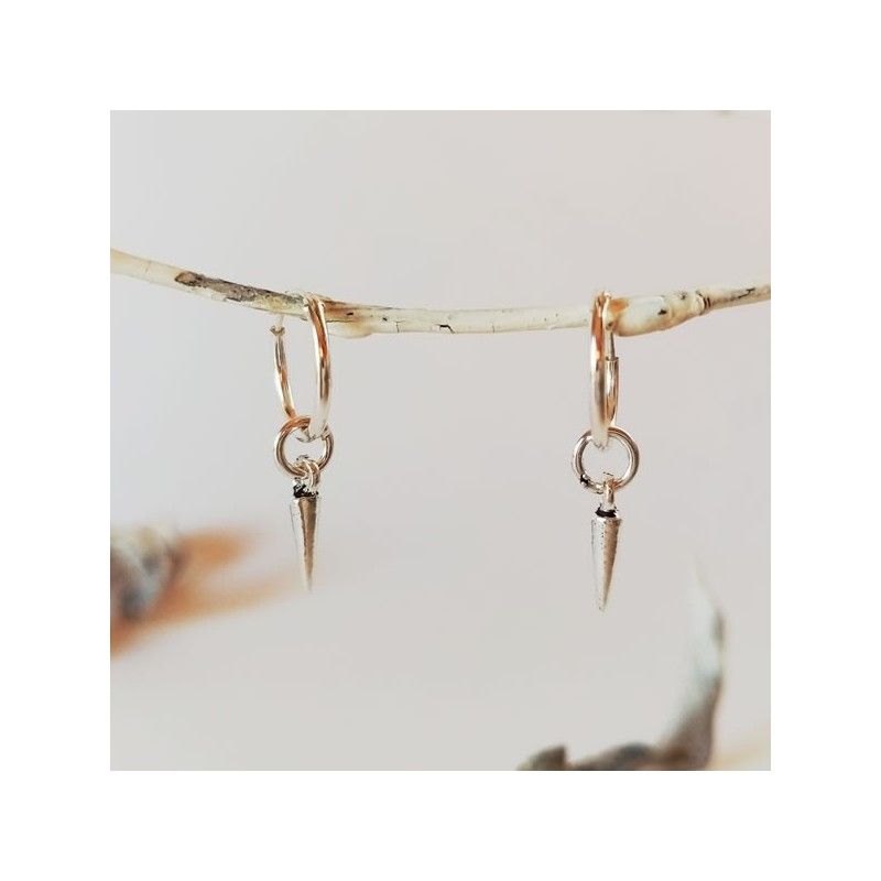 Piercing Cone Hoop Earrings