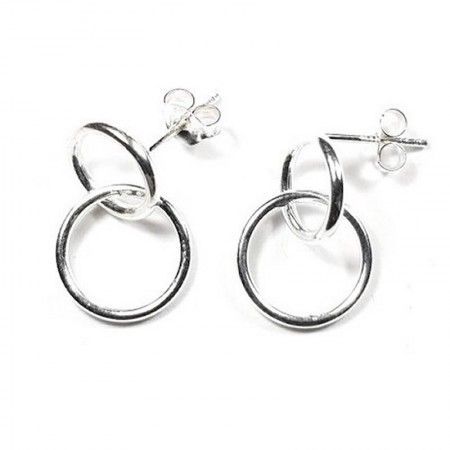 Intertwined Hoop Earrings