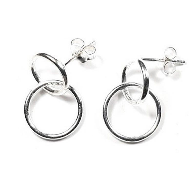 Intertwined Hoop Earrings