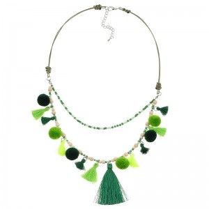 Collar Aruba Verde Boho Chic