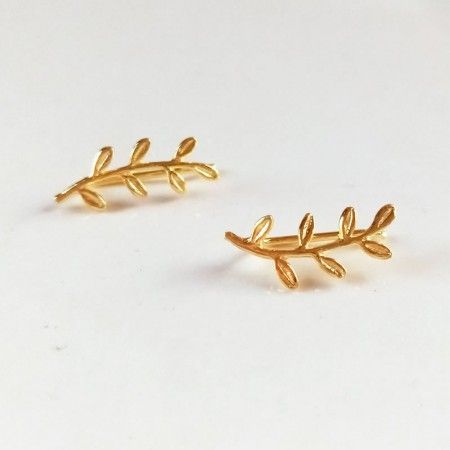 Pendientes Ramitas Oro