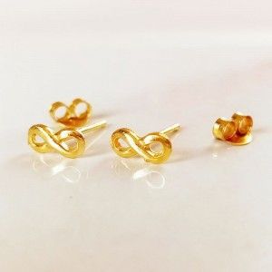 Pendientes Infinito Oro 2