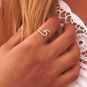 Silver Wave Ring 2