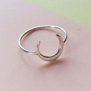 Anillo Luna Plata