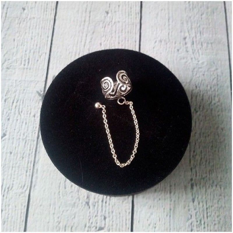 Cartilage Earrings with Silver Chain