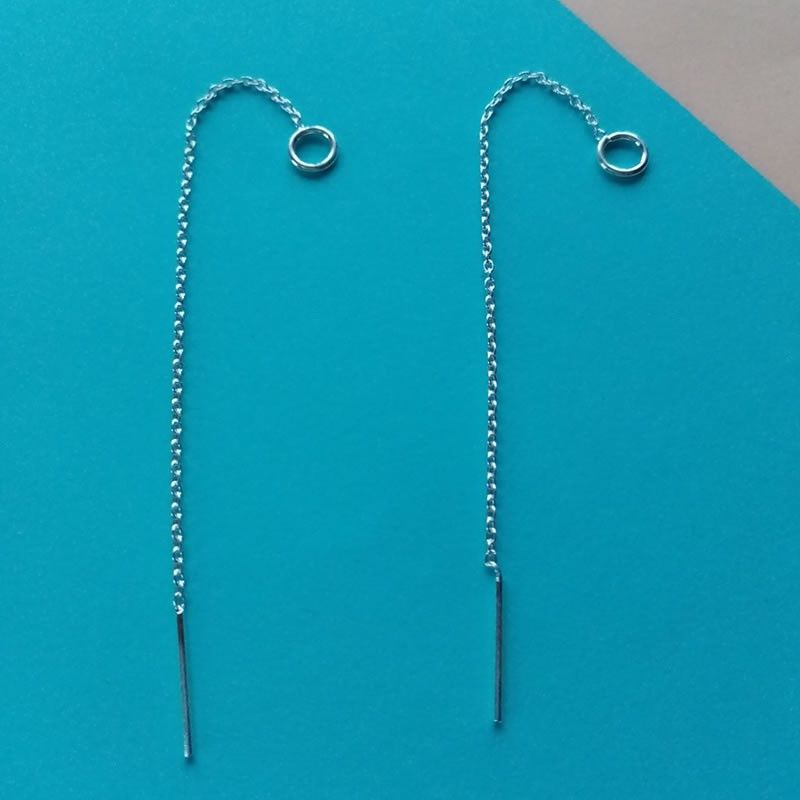 Pendientes Circulo Cadena