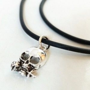 Collar Calavera de Plata
