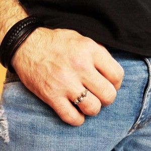 Anillo Plata SKULLS 2