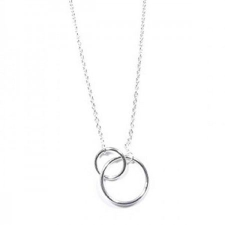 Gargantilla dos aros enlazados