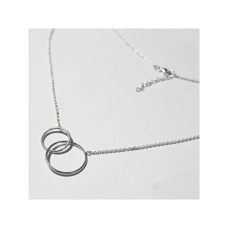 Gargantilla Aros Entrelazados