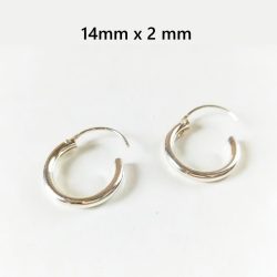 Hoop Earring size 14x2mm