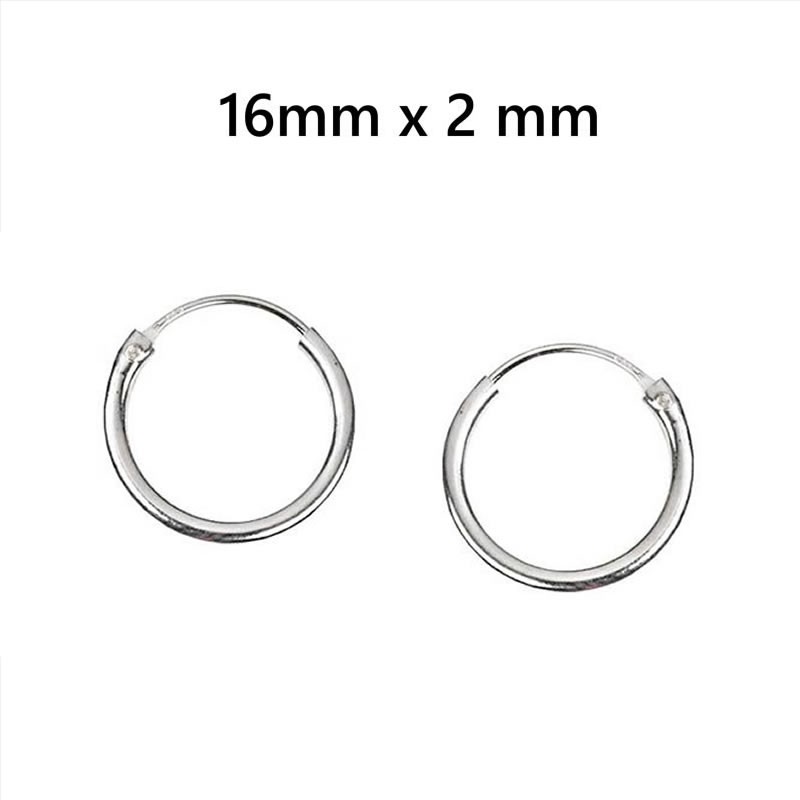 Piercing Aro Plata 16m x 2mm