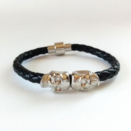 Pulsera hombre calaveras