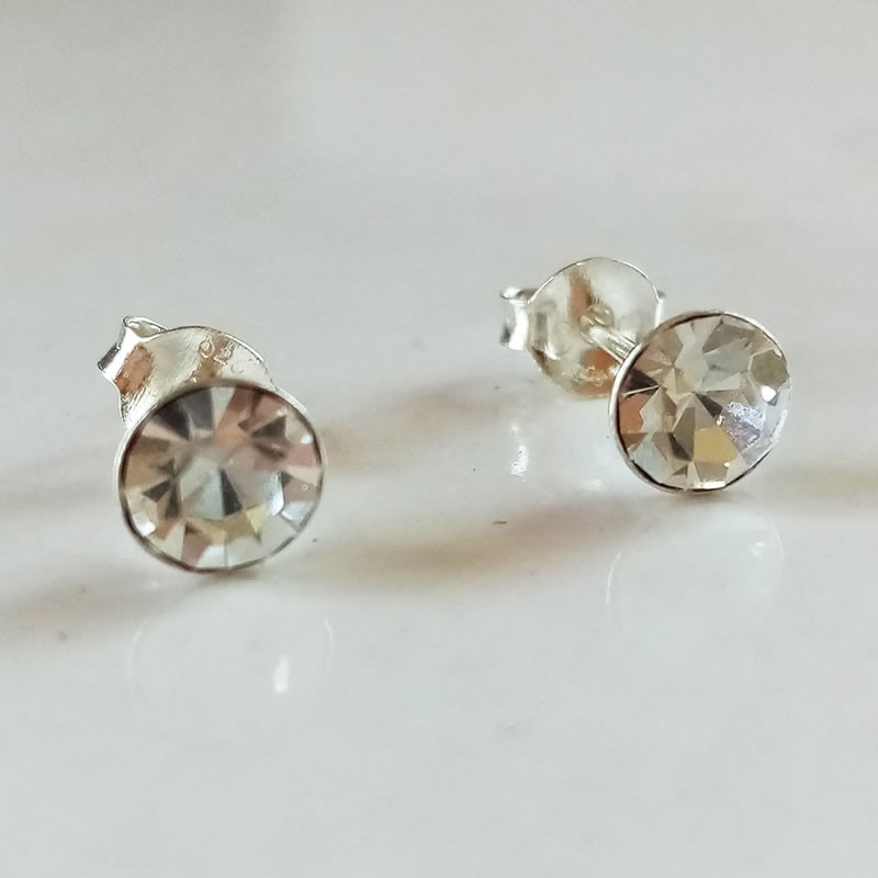 Pendientes circonita 5mm
