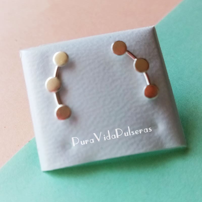 Pendientes Tres Chapitas