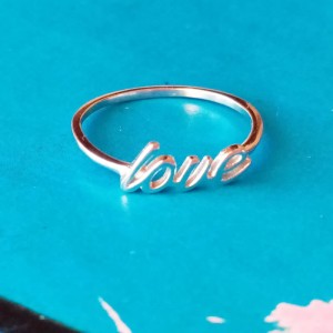 Anillo Love Plata 2