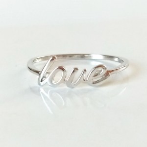 Anillo Love Plata