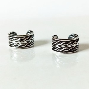 SINAI ear cuff in 925 sterling silver with filigree engravings. 2