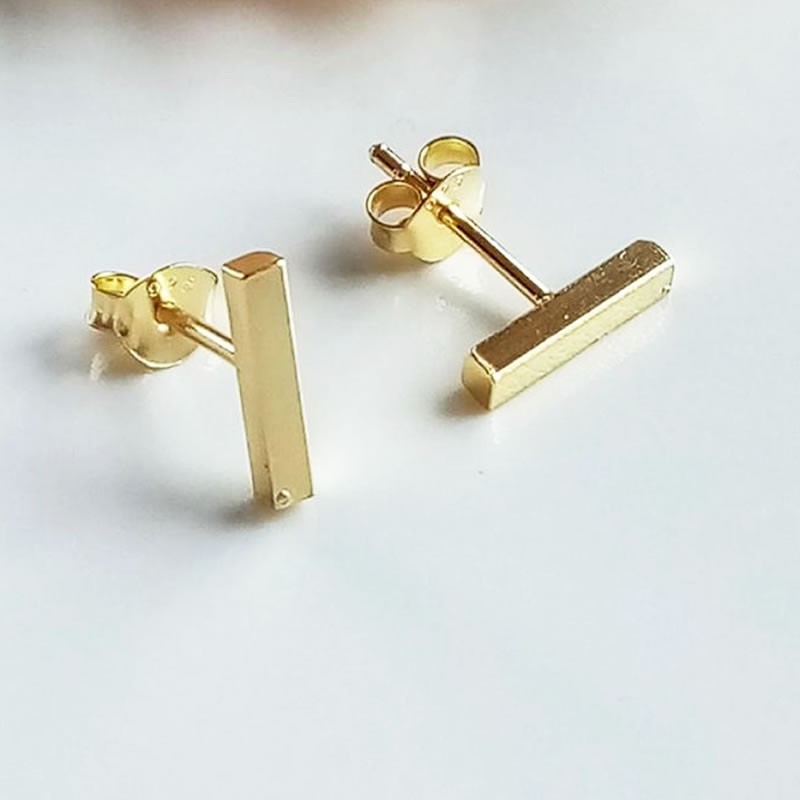 Pendientes Barritas Dorados