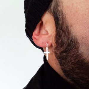 pendientes cruces plata 2