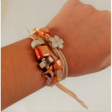 Boho Beige Bracelet Indie Style