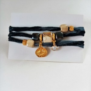 Dark Blue Indie Bracelet