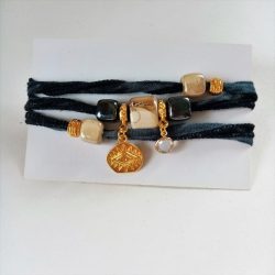 Dark Blue Indie Bracelet