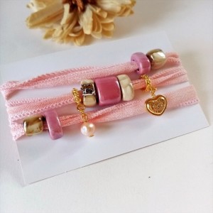 Pulsera envolvente Pink