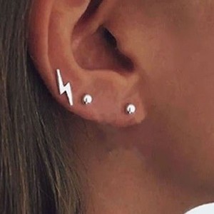 small silver ball earrings 2