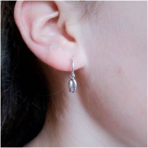 copy of Pendientes Aro Concha Plata